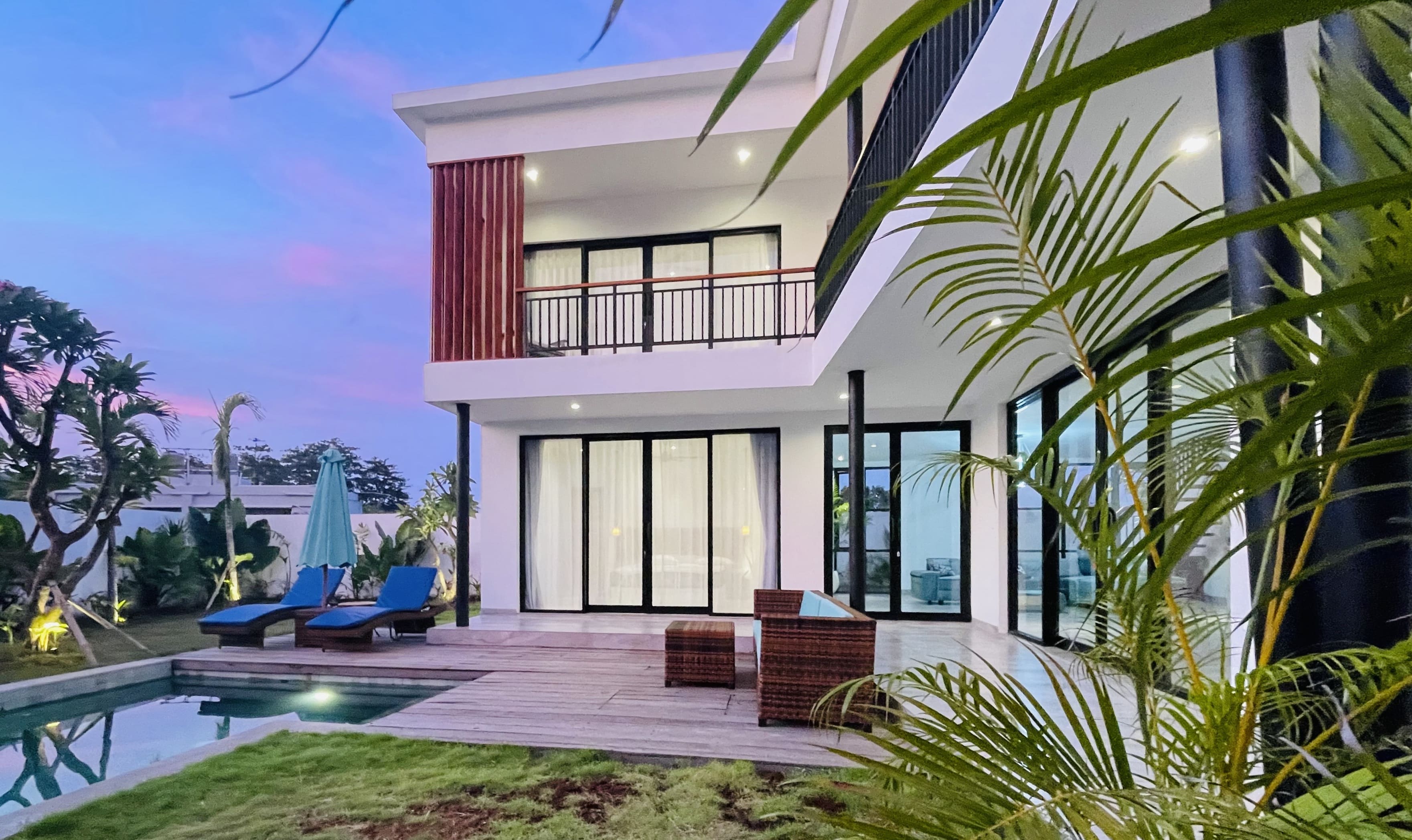 Beautifully designed villa with landscaped garden in Bali