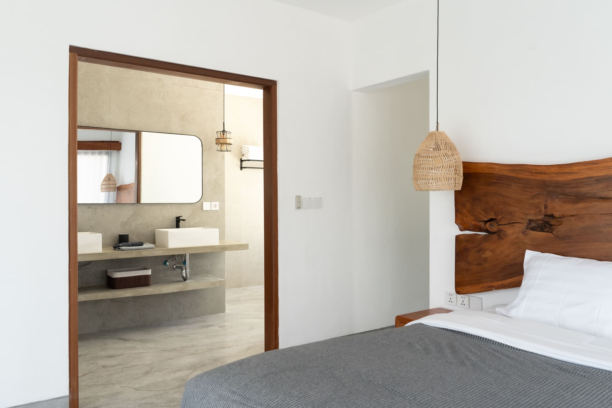 Stylish villa in Bali surrounded by lush greenery