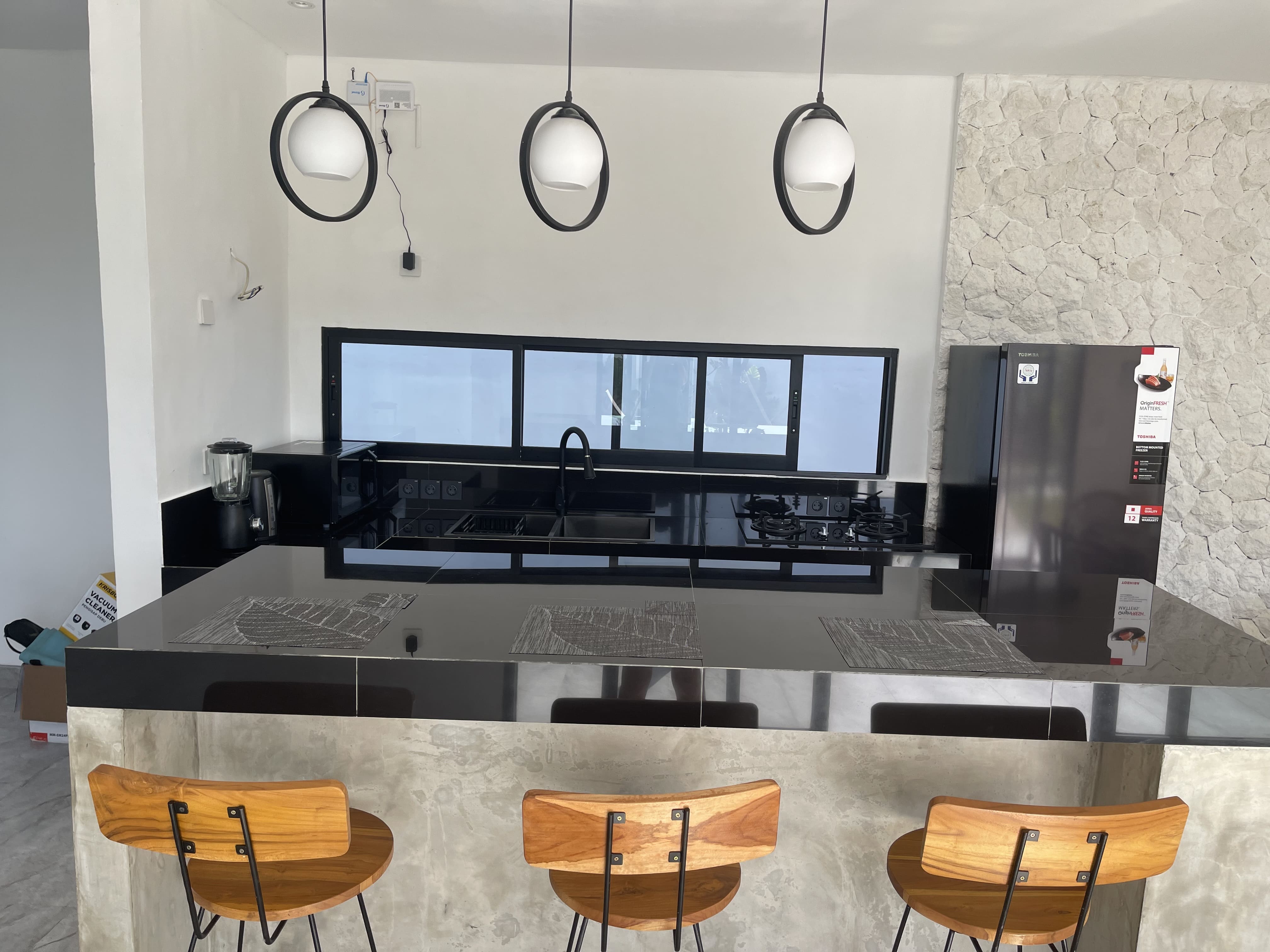 Newly built modern villa in Bali`s Bingin area